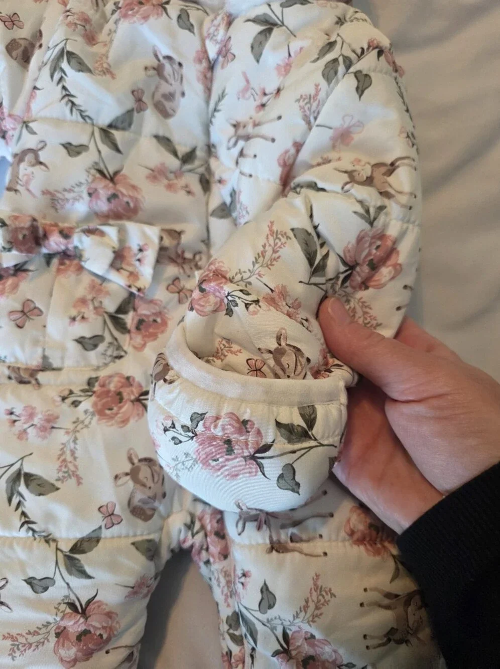 Tahari Baby Floral Snowsuit 0-3m